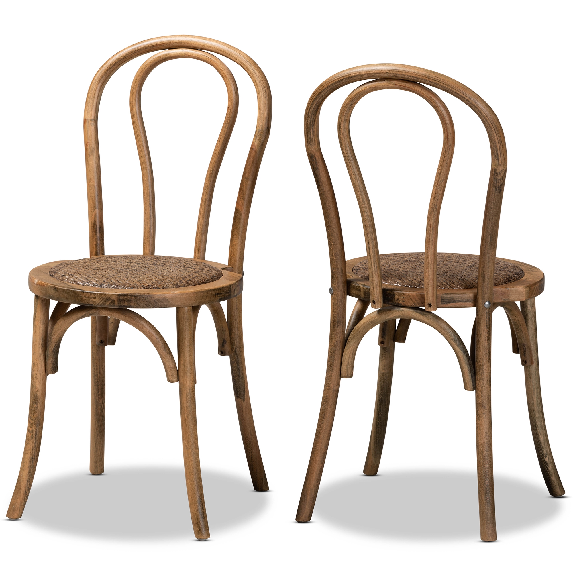 Brown on sale bistro chairs